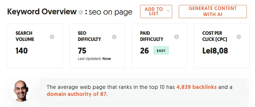 optimizare SEO on page in cautari